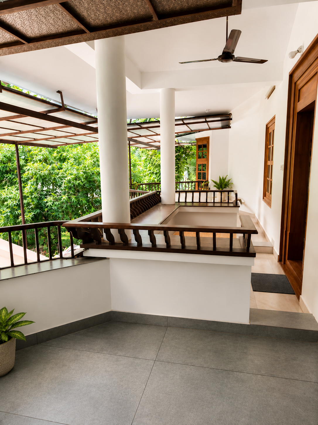 Duplex Suite balcony 2 — Maleyam Homestay