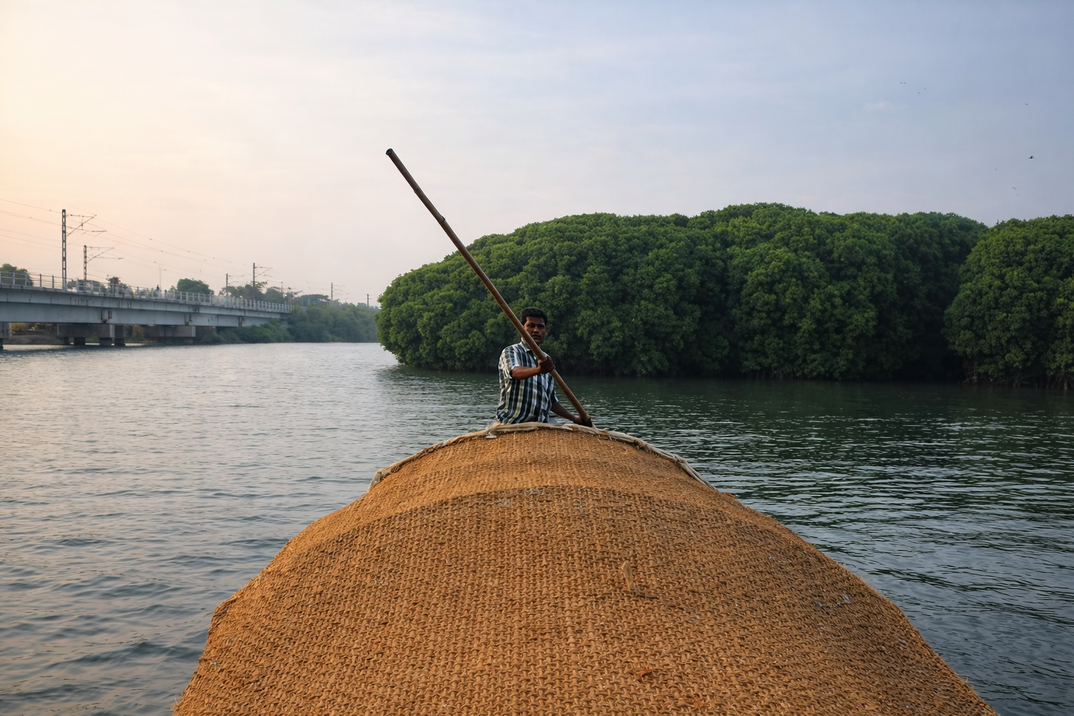 Fishing at Kadalundi River