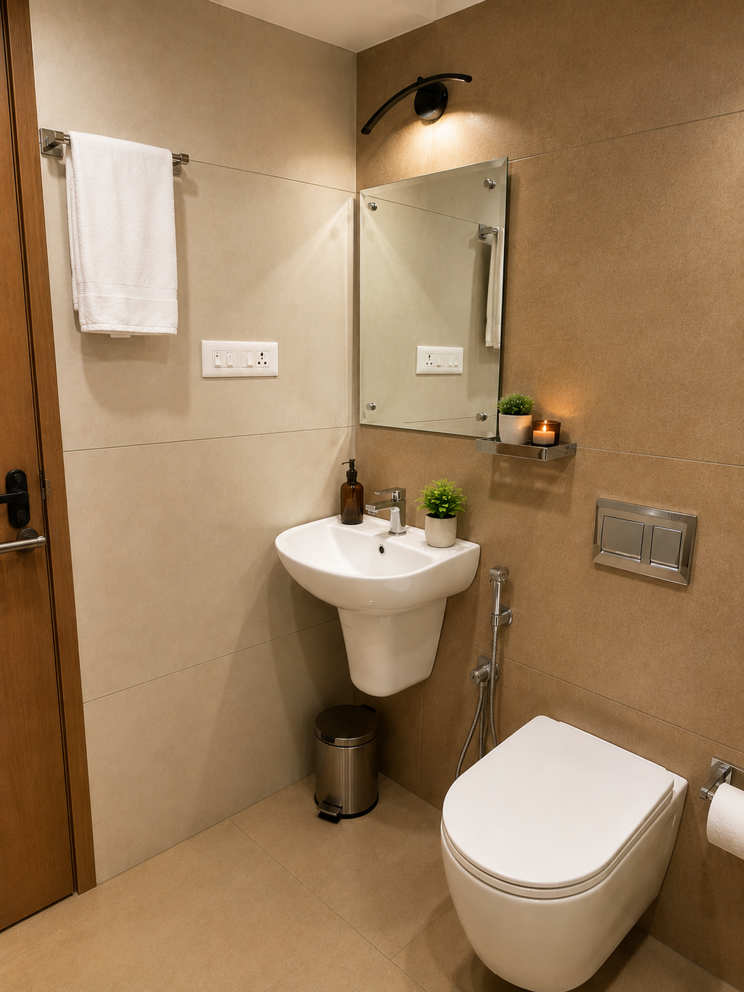 Sit-Out Room bathroom 2 — Maleyam Homestay